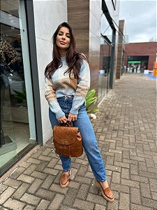 CALÇA JEANS MOM DENIM DESIGNER