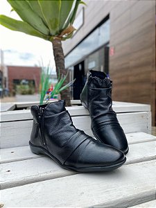 BOTA ANGEL COURO CONFORT PRETO