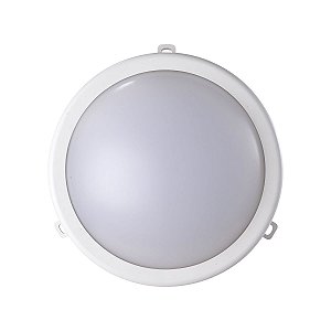Luminária Tartaruga LED 7,5W Luz Branca Redonda IP65
