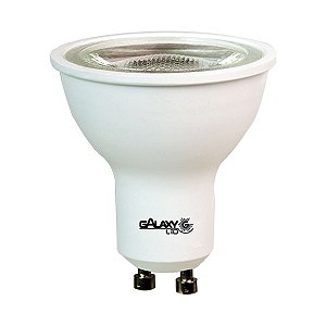 Lâmpada de LED Dicroica MR16 GU10 7W Luz Branco Frio 6000k - Dimerizavel - Ideal Para Lustres e Luminarias 127v