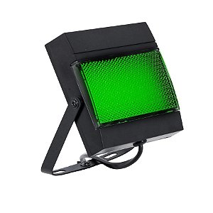 Refletor Externo Holofote LED 10W Luz Verde Bivolt IP65