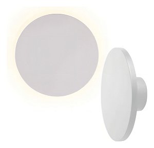 Arandela de Efeito Eclipse Luz Indireta LED Integrado 6W Branco Quente 3000K IP65