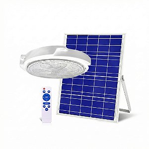 Plafon Luminária Solar Interna Teto 100W com Controle Remoto e Ajuste de Cores