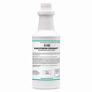 Easyfresh Bouquet Facilitador Água de Passar Roupas Profissional Concentrado 1 Litro - Rende 10L - Cheiro de Rico