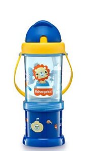 Copo Com Porta Snack Playfyl - Azul - Fisher-Price - Multikids