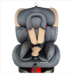 Cadeira de carro Prime 360º Cinza e Marrom - Premium Baby