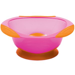 Prato Bowl COM VENTOSA  Rosa  - Buba