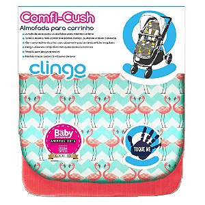 Acessório Passeio ALMOFADA PARA CARRINHO COMFI-CUSH Flamingo - Clingo