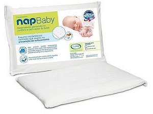 Travesseiro Baby Viscoelástico Espuma NASA - NAP Baby
