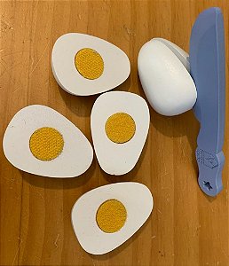 Trio ovos de corte com velcro
