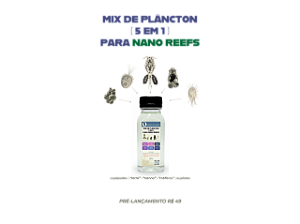Mix de Plâncton VIVO (5 em 1) para Nano Reefs (até 50 litros)