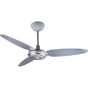 Ventilador de Teto Ventisol Comercial 3 Pás Cinza 220v