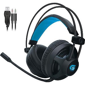 Headset Gamer Fortrek H2 P2 + Usb Preto