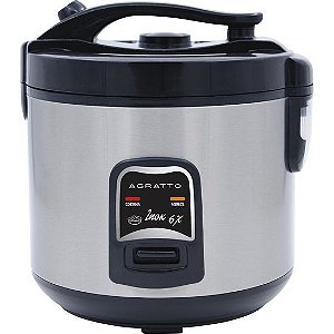 Panela de Arroz Agratto Pa6x 400w Inox 127v