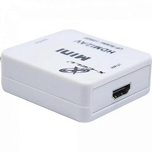 Mini Conversor Hdmi x Av Xc-mc-01 Branco Flex