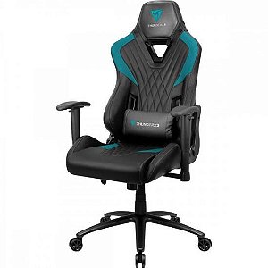 Cadeira Gamer Thunderx3 Dc3 Preta Ciano Equipada com Air Tech