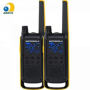 Rádio Comunicador Talkabout Motorola T470br 35km Amarelo/preto - par / 2