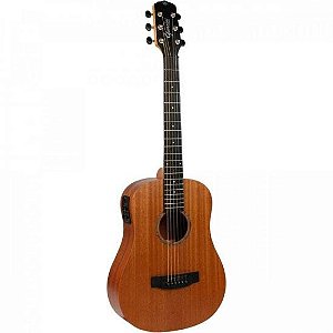 Violão Aço Travel Eletroacústico Giannini Performance Gtg-36s Eq Walnut Satin (ws)