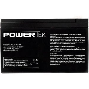 Bateria Selada 12v 7,2ah En014 Powertek