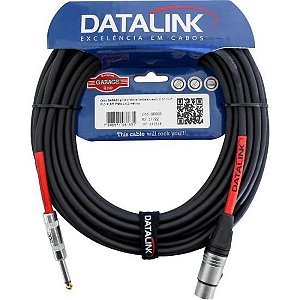 Cabo para Microfone P10 x Xlr 10m Preto Datalink