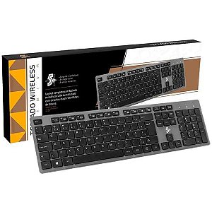 Teclado Sem Fio Premium Preto 5+