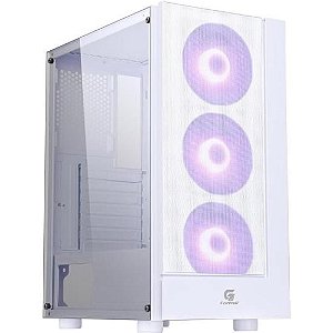 Gabinete Gamer Fortrek Cruiser Mid Tower Rgb Branco