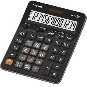 Calculadora de Mesa Casio Gx14b 14 Dígitos Preta