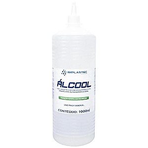 Álcool para Limpeza de Eletrônicos 1000ml Implastec - Cx / 18