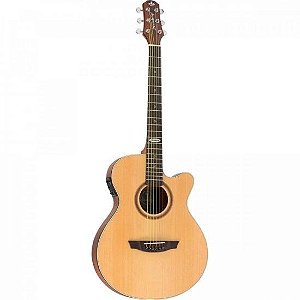 Violão Eletroacústico Strinberg Sf200c Aço Natural Satin