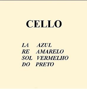 Encordoamento Mauro Calixto - Cello