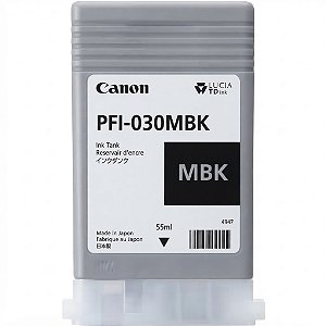 Tinta Original PFI-030MBK 3488C001AA Canon Preto 55ml Para TA20 TA30