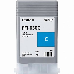 Tinta Original PFI-030C 3490C001AA Canon Ciano 55ml Para TA20 TA30