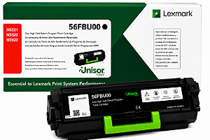 Toner Original 56FBU00 56F4U00 Lexmark Preto 25.000Páginas Para MS521 MS621 MX522 MS622