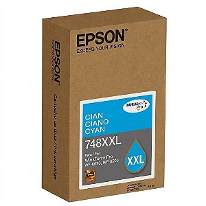 Tinta Original 748XXL Epson T748XXL220 Ciano 7.000Páginas 69ml Para WF6090 WF6590