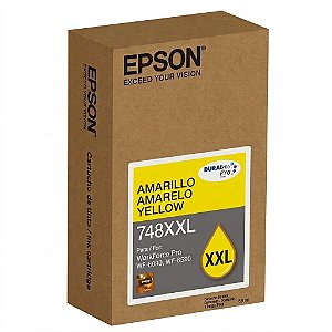 Tinta Original 748XXL Epson T748XXL420 Amarelo 7.000Páginas 69ml Para WF6090 WF6590