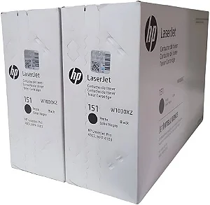 HP W1030X 2Unidades Toner Original Kit 151X Preto 9.700Páginas Para 4003W 4003N 4003DW 4103FDW