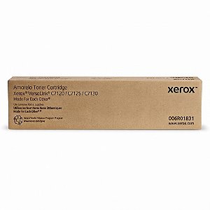 Toner Original 006R01831 Xerox Amarelo 18.500Páginas Para C7120 C7130 C7125