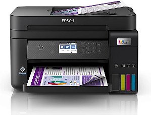 L6270 Multifuncional Tanque de Tinta Epson Ecotank Imprime Copia Scanner WiFi Bivolt