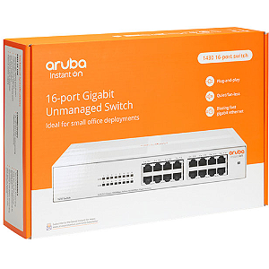 HPE R8R47A 1430-16G Switch 16 Portas Aruba Não Gerenciavel