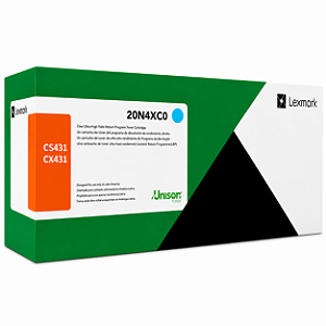 Toner Original 20N4XC0 Lexmark Ciano 6.700Páginas Para CS431DW CX431ADW