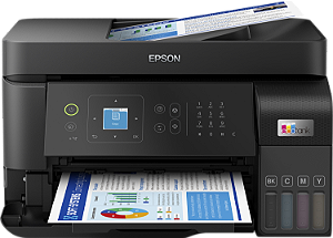 L5590 Multifuncional Tanque de Tinta Epson Ecotank Imprime Copia Scanner Ethernet e WiFi