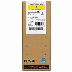 Tinta Original T11A4 T11A420 Epson Amarelo 39ml 5.000Páginas Para WF-C5310 WF-C5390 WF-C5810 WF-C5890