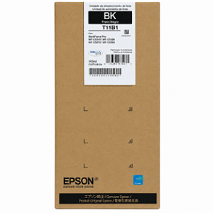 Tinta Original T11B1 T11B120 Epson Preto 143ml 10.000Páginas Para WF-C5310 WF-C5390 WF-C5810 WF-C5890