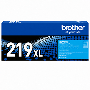 Toner Brother TN219XLC Original Ciano 2.300Páginas Para L3760CDW L3560CDW L3280CDW L3240CDW