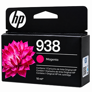 Tinta Original 938 4S6X6PL HP Magenta 800Páginas Para 9110 9120 9130 9720 9730
