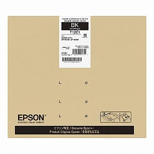 Tinta Original T12C1 C13T12C12A Epson Preto 40.000Páginas Para WF-M5399 WF-M5899