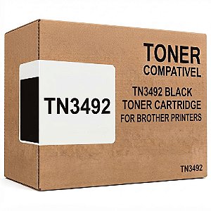 Compatível TN3492 Toner Preto 20.000Páginas Para Brother L6402 L6902 L6402DW L6902DW