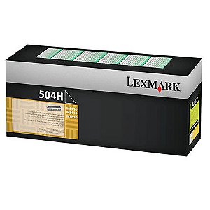 Original Toner Lexmark 50F4H00 504H Preto