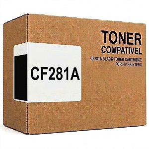 Compatível CF281A Toner HP 81A Preto 10.500Paginas