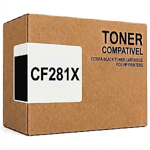 Compativel CF281X Toner HP 81X Preto 25.000Paginas